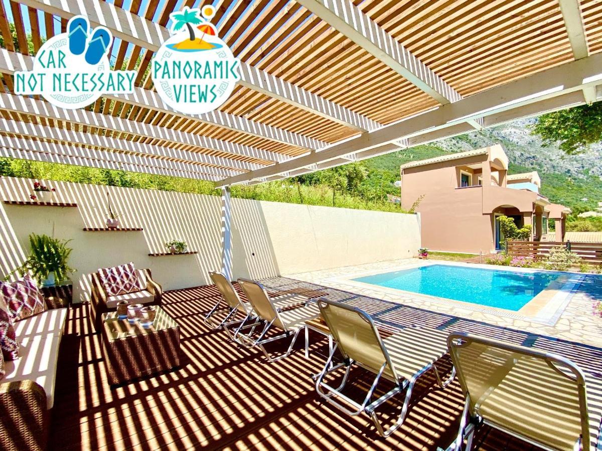 Villa Barbati Dream With Private Pool By Dadovillas Pyrgi  المظهر الخارجي الصورة